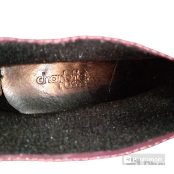 Charlotte Russe faux suede booties sz 9 - Picture 7 of 10